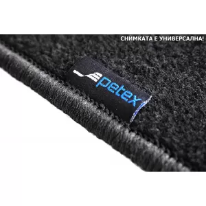 Double-layer carpet floor mats suitable for Audi Q3 after 2018, set of 4 pieces, black
