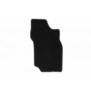 Tălpi de mochetă cu două straturi, potrivite pentru Mitsubishi Lancer 2003-2008, din țesătură Rex, set de 4 bucăți, negre-image-6240325