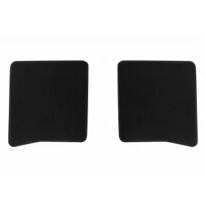 Tălpi de mochetă cu două straturi, potrivite pentru Mitsubishi Lancer 2003-2008, din țesătură Rex, set de 4 bucăți, negre-image-6240326