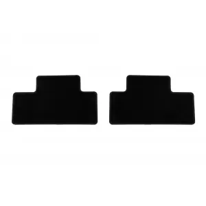 Double-layer carpet floor mats suitable for VW Golf 8 e-TSI after 2020, set of 4 pieces, black