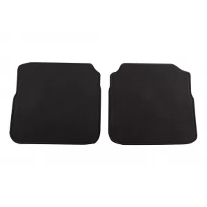 Mochete de podea din carpetă cu două straturi, potrivite pentru Skoda Octavia 1996-1999, din țesătură Rex, set de 4 bucăți, negre-image-6240500