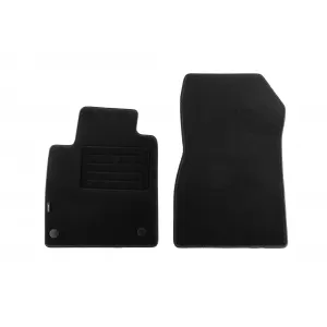 Covoare de podea din două straturi, potrivite pentru Nissan Juke după 2019, din țesătură Rex, set de 4 bucăți, negre-image-6240571