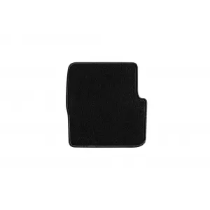 Mochete de podea din carpetă cu două straturi, potrivite pentru Fiat Punto EVO 2009-2015, din țesătură Rex, set de 4 bucăți, negru-image-6240581