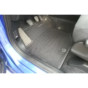 Tălpi de mochetă cu două straturi, potrivite pentru Honda Jazz 2008-2015, de la Petex, țesătură Rex, set de 4 bucăți, negru-image-6240607