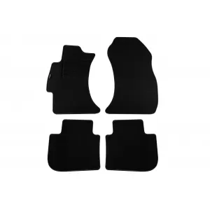 Mochete din carpete cu două straturi, potrivite pentru Subaru XV, Impreza 2013-2017, Levorg după 2015, din țesătură Rex, set de 4 bucăți, negre