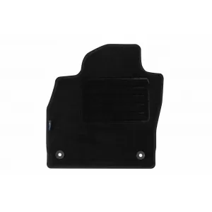 Covorase de podea din două straturi, potrivite pentru Seat Arona, Ibiza după 2017, din țesătură Rex, set de 4 bucăți, negru-image-6240780