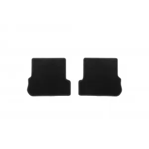 Mochete de podea din carpetă cu două straturi, potrivite pentru Volkswagen Golf II, Jetta 1983-1991, din țesătură Rex, set de 4 bucăți, negru-image-6240789