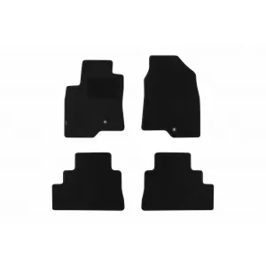 Tălpi de mochetă cu două straturi de la Petex, țesătură Rex potrivită pentru Opel Antara 2006-2017, set de 4 bucăți, negru