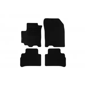 Tălpi de mochetă cu două straturi, potrivite pentru Suzuki Vitara după 2015, din țesătură Rex, set de 4 bucăți, negre
