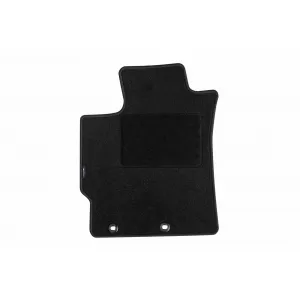 Mochete de podea din carpetă cu două straturi, potrivite pentru Toyota Yaris hibrid 2012-2020, din țesătură Rex, set de 3 bucăți, negru-image-6240990