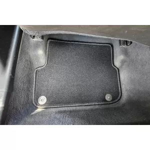 Double-layer carpet floor mats suitable for Audi A6 sedan, estate 2004-2006, set of 4 pieces, black