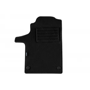 Mochete din covor cu două straturi, potrivite pentru Mercedes V class W447 cu ampatament lung, Vito Tourer Pro după 2014, 9 locuri, set de 2 bucăți, negru.-image-6241084