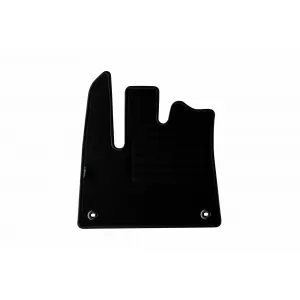 Mochete de podea din carpetă cu două straturi, potrivite pentru Peugeot Partner, Rifter după 2019, 2 locuri, set de 2 bucăți, negru-image-6241117