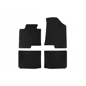 Tălpi de mochetă cu două straturi, potrivite pentru Hyundai i40 2011-2019 de la Petex, țesătură Rex, set de 4 bucăți, negre