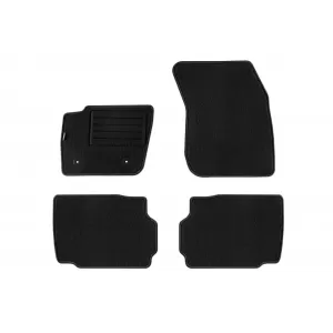 Mochete din covor cu două straturi, potrivite pentru Ford Mondeo 2014-2022, din țesătură Rex, set de 4 bucăți, negru