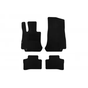 Tălpi de mochetă cu două straturi, potrivite pentru Mercedes GLC X253, coupe C253 după 2015, set de 4 bucăți, negre
