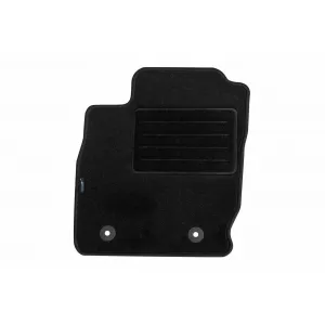 Mochete de podea din carpetă cu două straturi, potrivite pentru Ford Ecosport după 2018, din țesătură Rex, set de 4 bucăți, negru-image-6241241