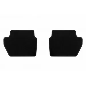 Mochete de podea din carpetă cu două straturi, potrivite pentru Ford Ecosport după 2018, din țesătură Rex, set de 4 bucăți, negru-image-6241243