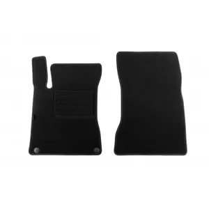 Tăvițe de podea din covor cu două straturi, potrivite pentru Mercedes GLB X247 după 2020, din material Rex, set de 4 bucăți, negre-image-6241266