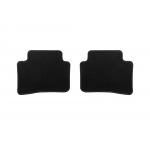 Mochete din covor cu două straturi, potrivite pentru Mercedes C class W206 sedan, S206 estate după 2021, set de 4 bucăți, negru-image-6241274