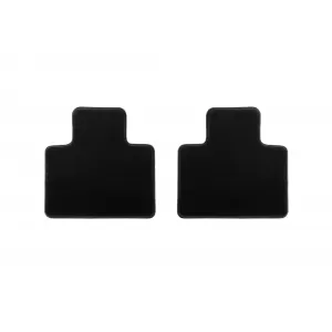 Mochete de podea din două straturi, potrivite pentru Renault Zoe după 2020, din țesătură Rex, set de 4 bucăți, negre-image-6241285