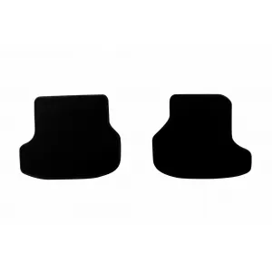 Tălpi de mochetă cu două straturi, potrivite pentru VW Golf VI cabriolet 2011-2016, din țesătură Rex, set de 4 bucăți, negru-image-6241326