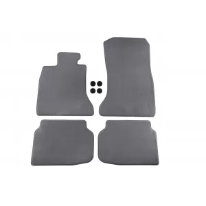 Mochete textile Petex Comet seria potrivite pentru BMW 7 seria F01 2008-2015, ampatament scurt, set de 4 bucăți, gri