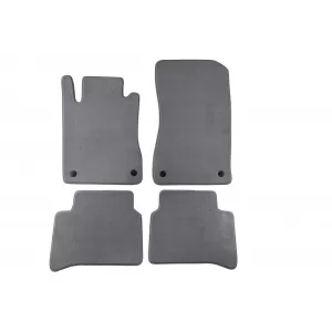 Textile floor mats Petex Comet series suitable for Mercedes CLS C219 2004-2010, set of 4 pieces, grey