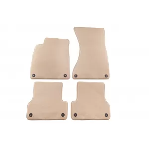 Mochete textile Petex Comet seria potrivite pentru Audi A6 sedan, estate, Allroad, Audi A7 2010-2018, set de 4 piese, bej