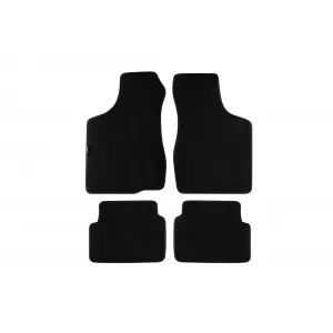 Carpet floor mats by Petex suitable for Opel Corsa A 1982-1993, set of 4 pieces, black