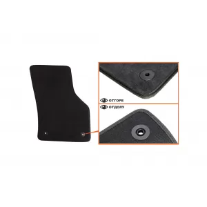Mochete textile cu trei straturi, potrivite pentru VW Golf VI Combi 2009-2013, Golf VII Hatchback, Combi, Alltrack 2012-2019, Golf VIII după 2019, set de 4 bucăți, negru-image-6241479