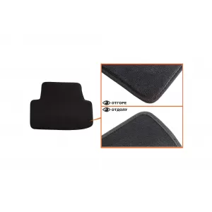Mochete textile cu trei straturi, potrivite pentru VW Golf VI Combi 2009-2013, Golf VII Hatchback, Combi, Alltrack 2012-2019, Golf VIII după 2019, set de 4 bucăți, negru-image-6241481