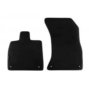 Three-layer textile floor mats suitable for Audi Q5 after 2017, set of 4 pieces, black