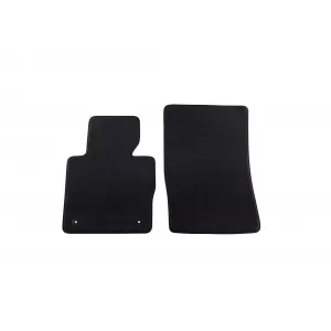 Three-layer textile floor mats suitable for Range Rover 2002-2012, set of 2 pieces, black