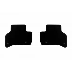 Three-layer textile floor mats suitable for Jaguar XE after 2015, set of 4 pieces, black