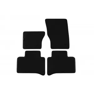 Three-layer textile floor mats suitable for Range Rover Sport after 2015, set of 4 pieces, black