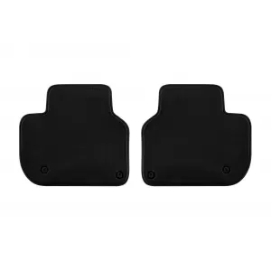 Three-layer textile floor mats suitable for Jaguar XF after 2015, set of 4 pieces, black