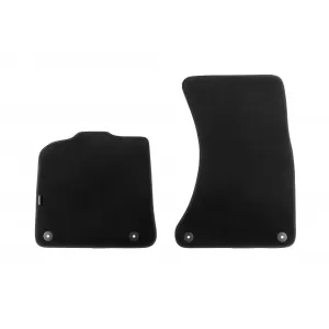 Three-layer textile floor mats suitable for Porsche Macan 2014-2020, set of 4 pieces, black