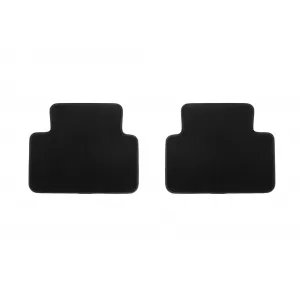 Three-layer textile floor mats suitable for Porsche Macan 2014-2020, set of 4 pieces, black