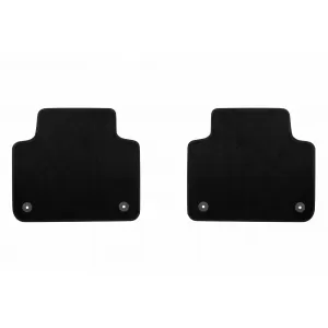 Three-layer textile floor mats suitable for Porsche Cayenne after 2017, set of 4 pieces, black