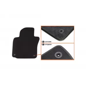 Mochete textile cu trei straturi din material Petex Style potrivite pentru Skoda Octavia sedan, combi 2008-2013, set de 4 bucăți, negru-image-6241614