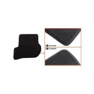 Mochete textile cu trei straturi din material Petex Style potrivite pentru Skoda Octavia sedan, combi 2008-2013, set de 4 bucăți, negru-image-6241616