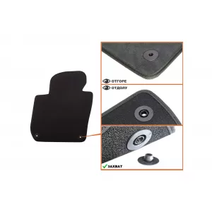 Mochete textile cu trei straturi potrivite pentru Skoda Superb sedan, combi 2008-2015, set de 4 bucăți, negru-image-6241621