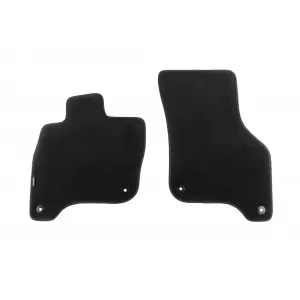 Three-layer textile floor mats suitable for Volkswagen E-Golf after 2014, set of 4 pieces, black