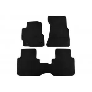 Mochete textile cu trei straturi din material Petex Style potrivite pentru Honda CR-V 1997-2002 cu transmisie manuală, formate din 3 părți, negre