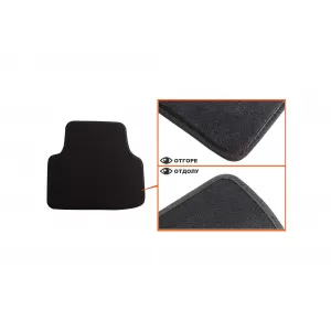 Mochete textile cu trei straturi, potrivite pentru Skoda Octavia sedan, combi 2013-2020, set de 4 bucăți, negru-image-6241757