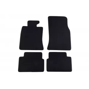 Three-layer textile floor mats suitable for Mini Clubman 2007-2015, set of 4 pieces, black