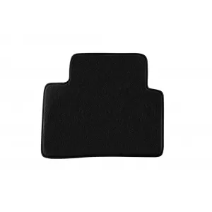 Three-layer textile floor mats suitable for Nissan Qashqai after 2014, set of 4 pieces, black