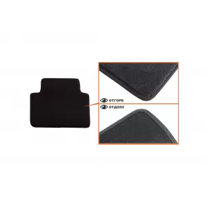 Mochete textile cu trei straturi potrivite pentru Honda Accord sedan, break 2003-2008, set de 4 bucăți, negru-image-6241875