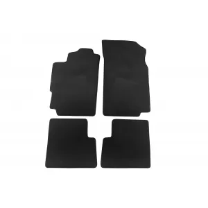 Mochete textile cu trei straturi, potrivite pentru Peugeot 406 sedan, coupe, break 1995-2005, set de 4 bucăți, negru
